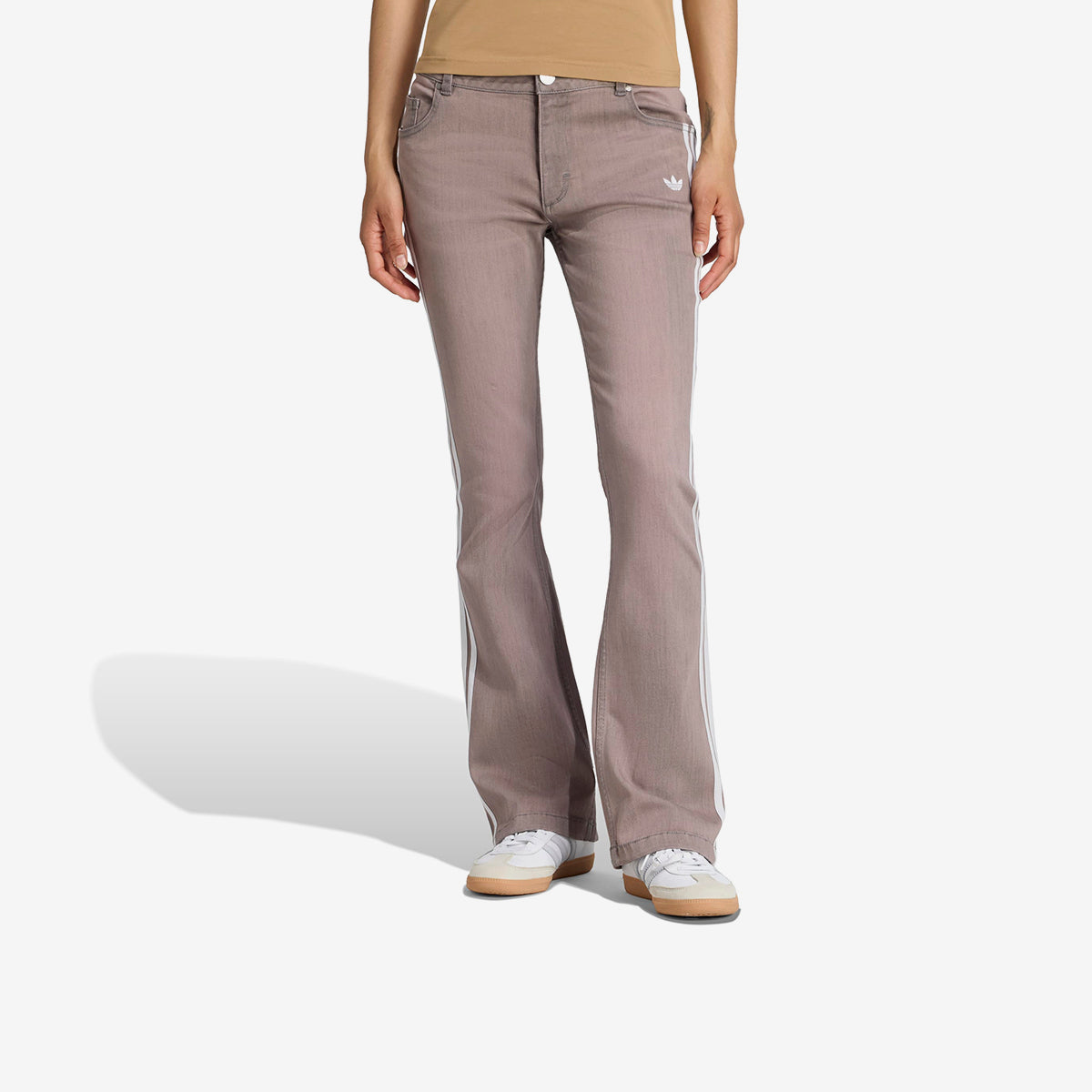 Women's adidas Adilenium Season 4 Teamgeist Slim LR Denim Pants 'Pink'